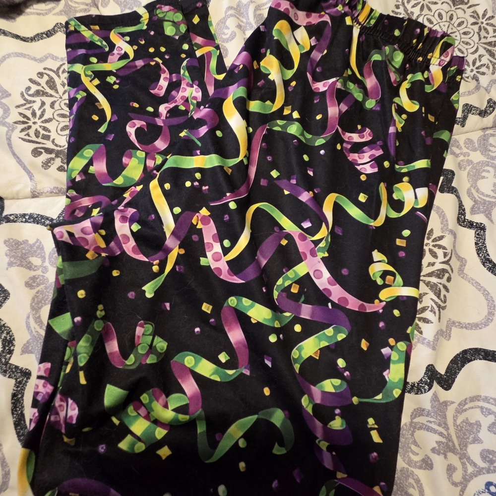Colorful Party Streamer Leggings